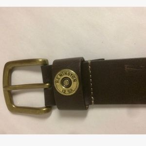 Men’s Brown Remington 12 Gauge Shotgun Shell Belt